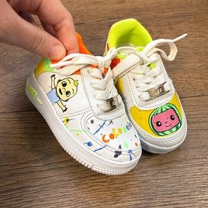 Nike x Cocomelon custom Kids toddler Sneakers‎